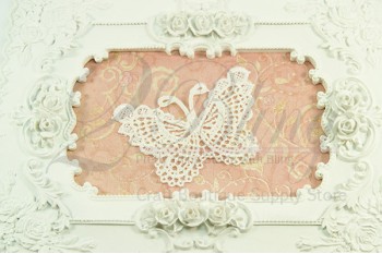 Butterfly Embroidery Venice, 7.5x 5 cm -  (Pack of 5)